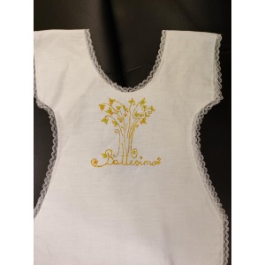 Veste battesimo con albero della vita dipinto